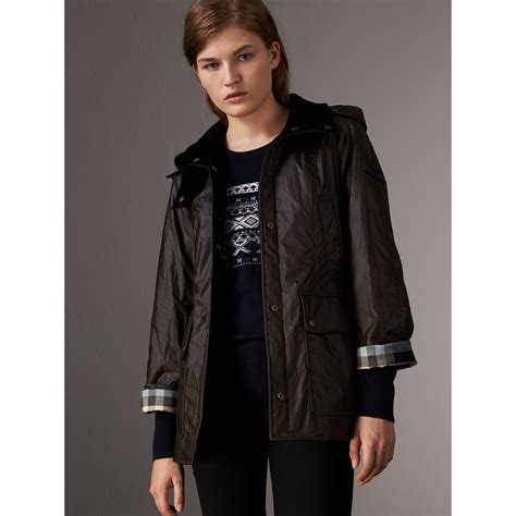 burberry waxed cotton field jacket|Burberry jacket cost.